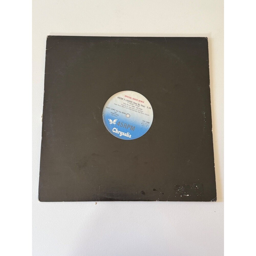 Huey Lewis And The News Jacob's Ladder Special Radio Mix Promo 12" Vinyl NM